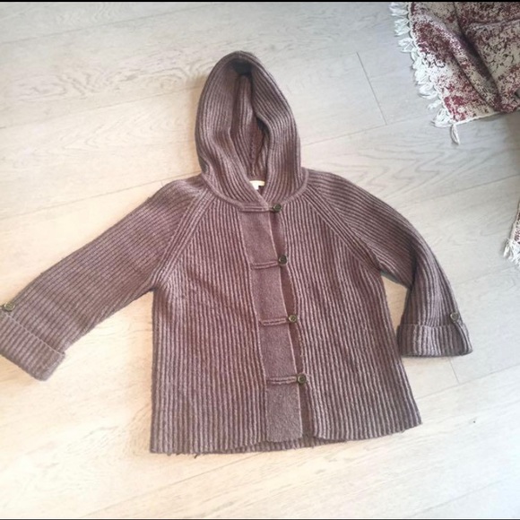 Hooded Wool Cardigan - Picture 3 of 3